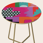 abstraction  pink minimal Side Table Gallery Image 2