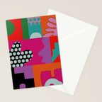 abstraction  pink minimal Stationery Card Gallery Image 2