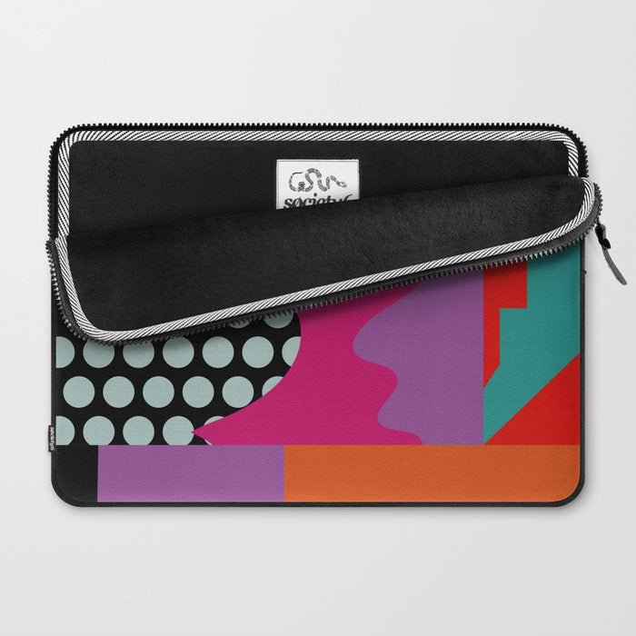 abstraction  pink minimal Laptop Sleeve Gallery Image 2