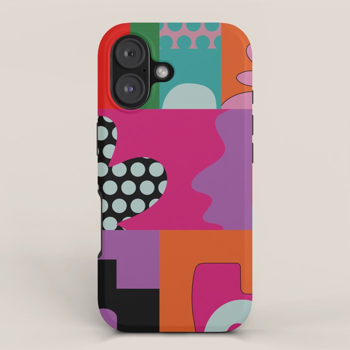 abstraction  pink minimal iPhone Case Gallery Image 1