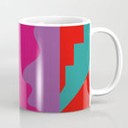 abstraction  pink minimal Coffee Mug Gallery Image 1