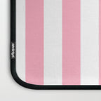 Palm Beach Pink Vertical Tent Stripes Florida Colors of the Sunshine State Laptop Sleeve Gallery Image 3
