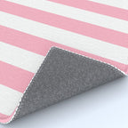 Palm Beach Pink Vertical Tent Stripes Florida Colors of the Sunshine State Rug Gallery Image 4
