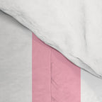 Palm Beach Pink Vertical Tent Stripes Florida Colors of the Sunshine State Comforter Gallery Image 4
