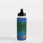 Loons in a Woodland Lake Water Bottle Gallery Image 3