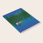 Loons in a Woodland Lake Notebook Gallery Image 2