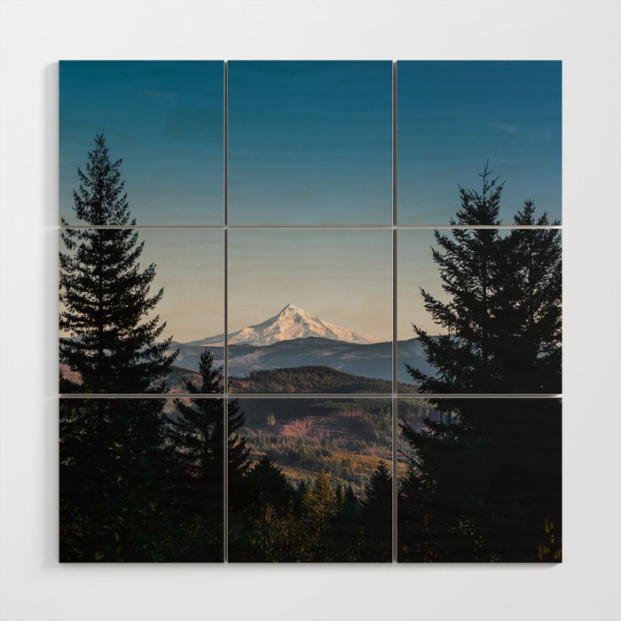 PNW Mount Hood Adventure III Wood Wall Art Gallery Image 1