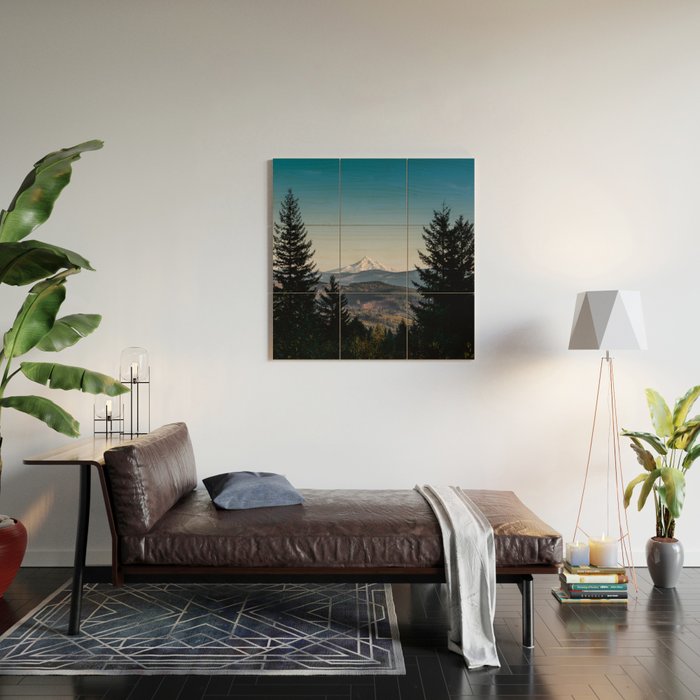 PNW Mount Hood Adventure III Wood Wall Art Gallery Image 2