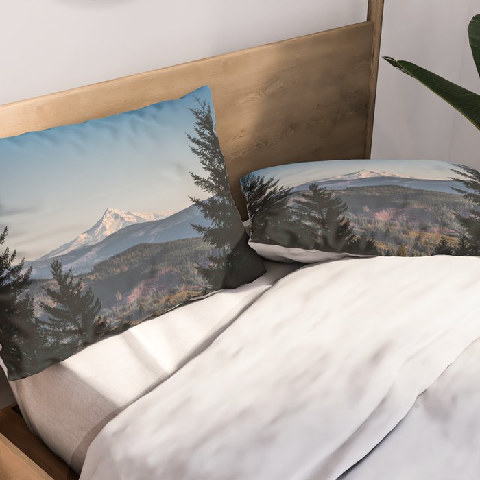 PNW Mount Hood Adventure III Pillow Sham Gallery Image 2
