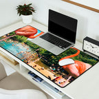 Flamingo Shore Desk Mat Gallery Image 2