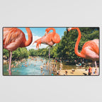 Flamingo Shore Desk Mat Gallery Image 3