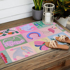 Claire Collage Outdoor Rug Gallery Image 2