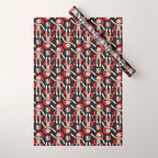 Sock Monkey Santa Wrapping Paper Gallery Image 1