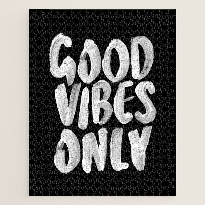 Good Vibes Only Jigsaw Puzzle Gallery Image 1