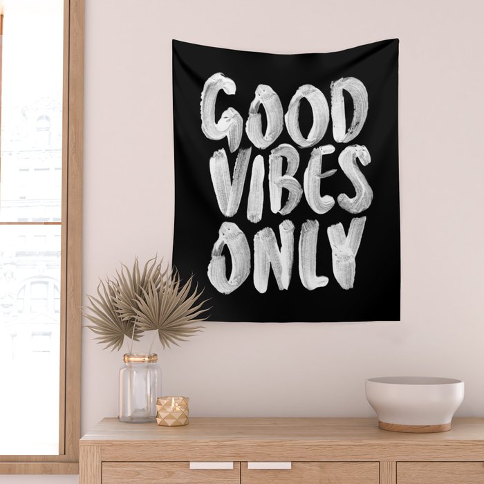 Good Vibes Only Wall Tapestry Gallery Image 2