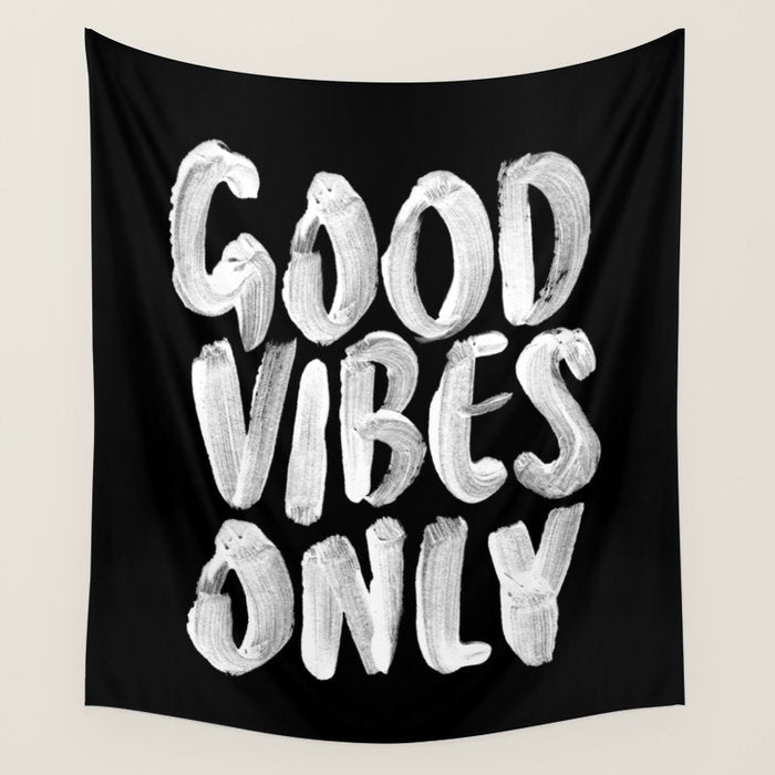 Good Vibes Only Wall Tapestry Gallery Image 4