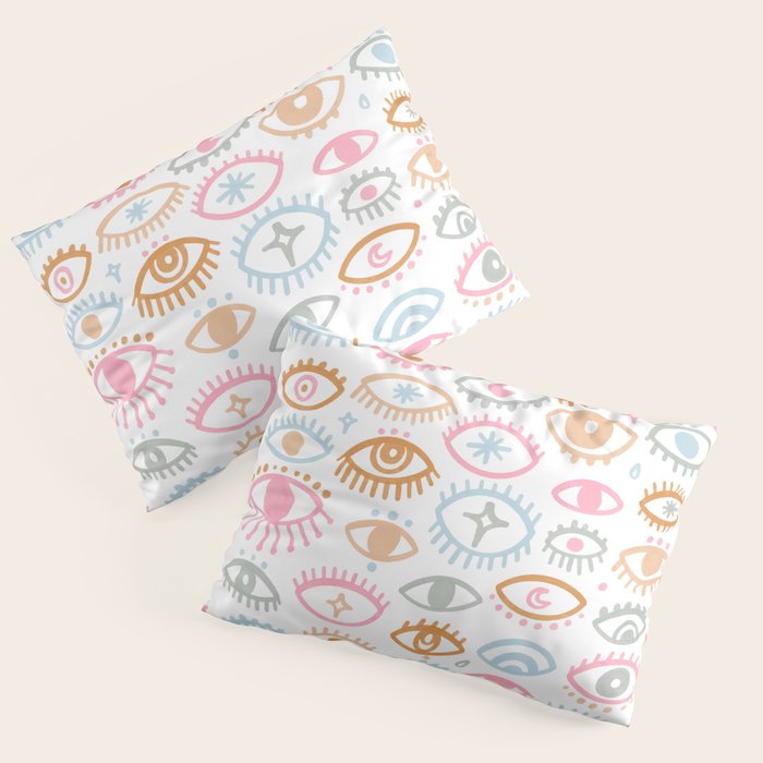 Mystical Eyes Pillow Sham Gallery Image 3