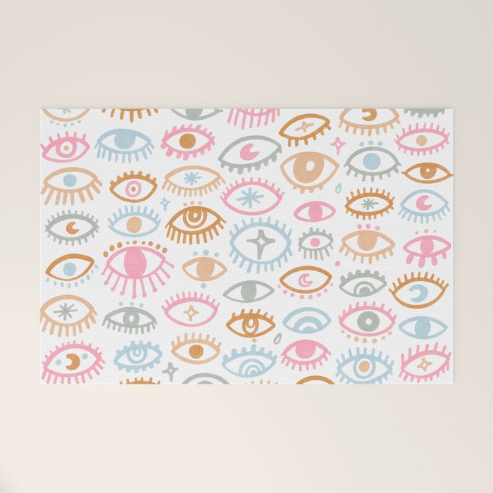Mystical Eyes Welcome Mat Gallery Image 1