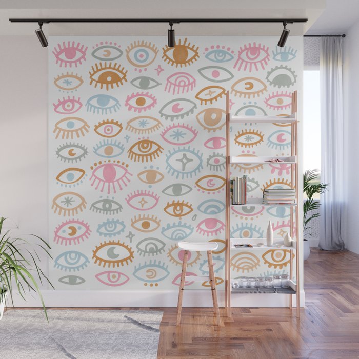 Mystical Eyes Wall Mural Gallery Image 1