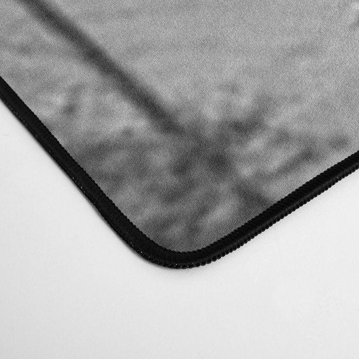 Beverly Hills Hotel, California black and white photograph / black and white photography Desk Mat Gallery Image 4