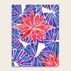 Water Lilies - Indigo & Red Palette Notebook Gallery Image 4