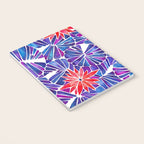 Water Lilies - Indigo & Red Palette Notebook Gallery Image 3