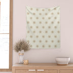 Starburst Retro 3 - Gold  Wall Tapestry Gallery Image 2