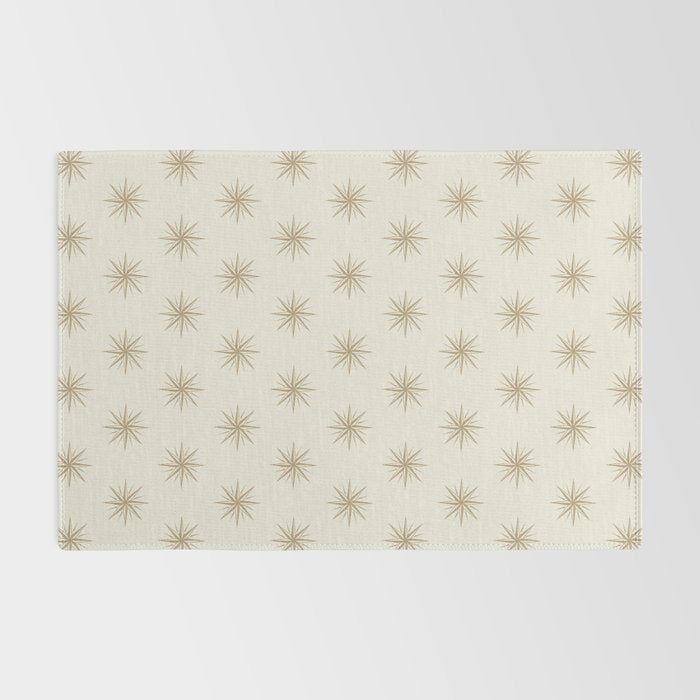 Starburst Retro 3 - Gold  Rug Gallery Image 2