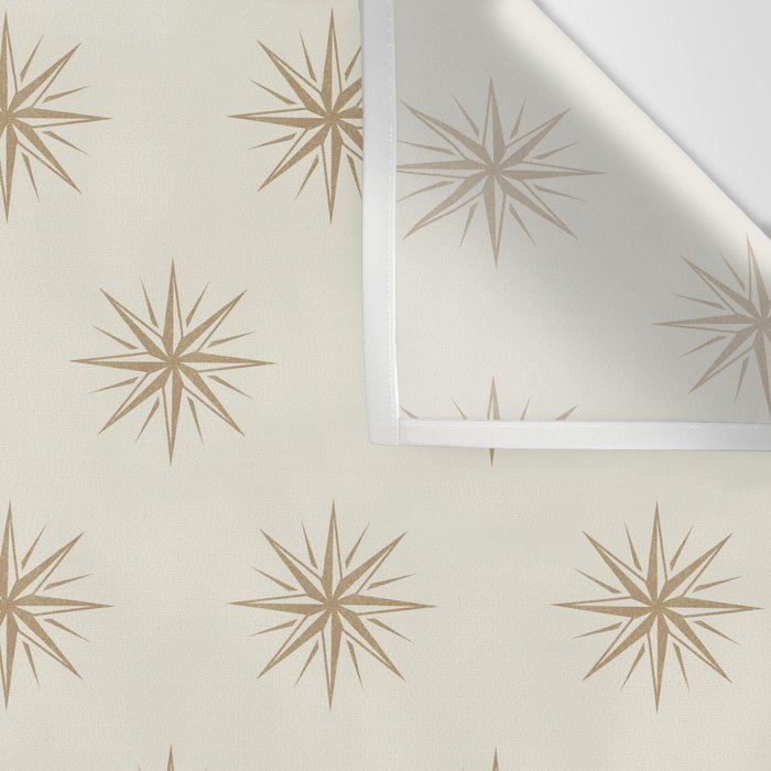 Starburst Retro 3 - Gold  Wall Tapestry Gallery Image 3