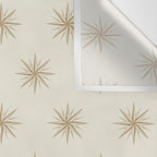 Starburst Retro 3 - Gold  Wall Tapestry Gallery Image 3