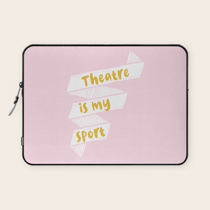 Theater is My Sport Banner Laptop Sleeve Gallery Image 1