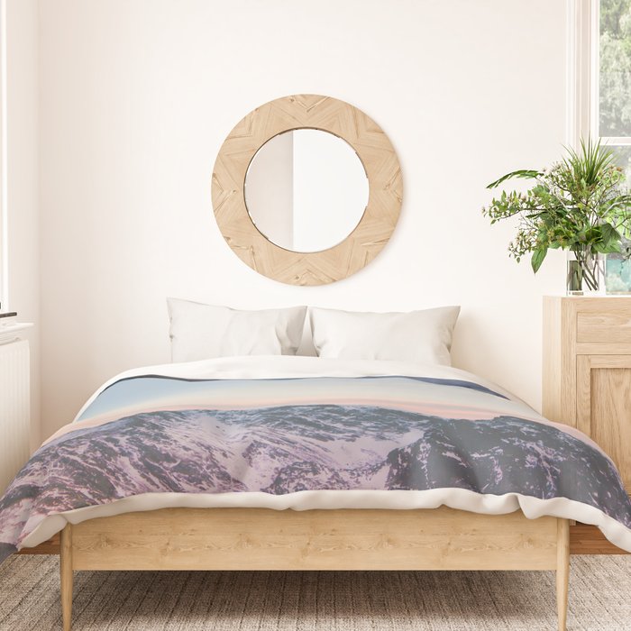 Rocky Mountain Twilight Duvet Cover Gallery Image 3