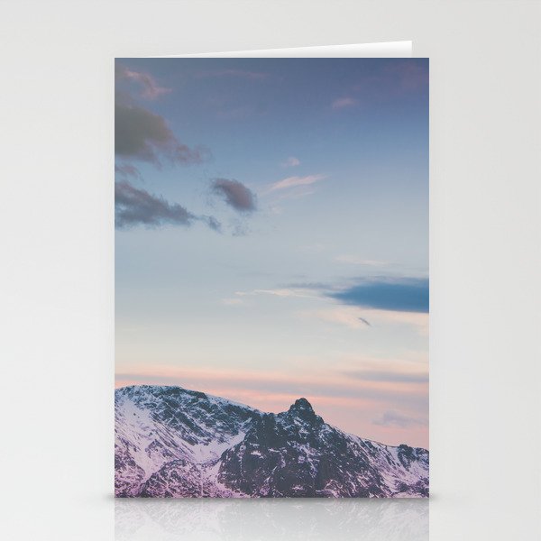 Rocky Mountain Twilight Stationery Card Gallery Image 2