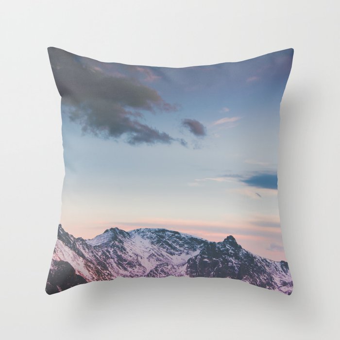 Rocky Mountain Twilight Throw Pillow Gallery Image 6