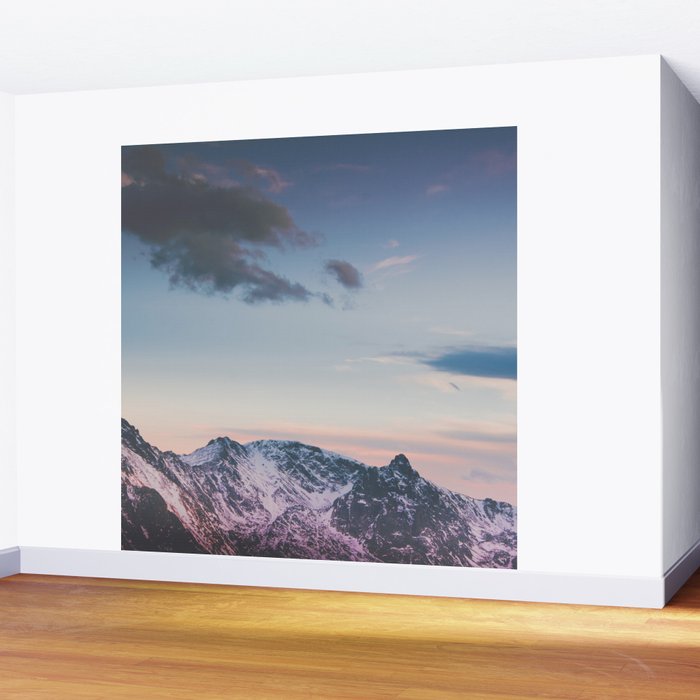 Rocky Mountain Twilight Wall Mural Gallery Image 2