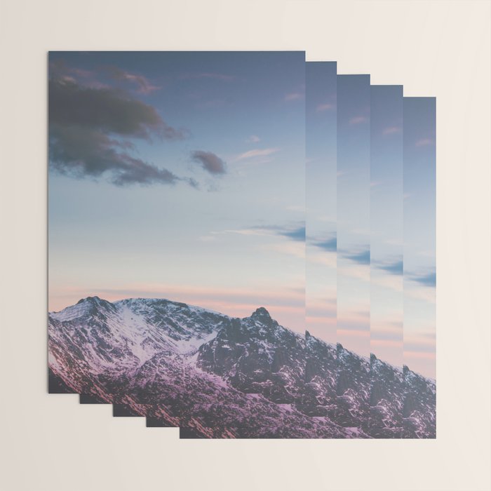 Rocky Mountain Twilight Wrapping Paper Gallery Image 3