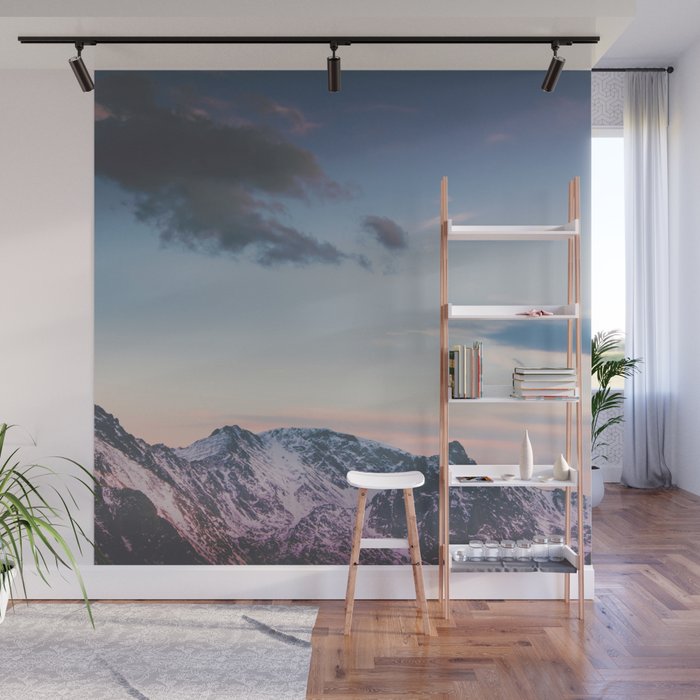 Rocky Mountain Twilight Wall Mural Gallery Image 1