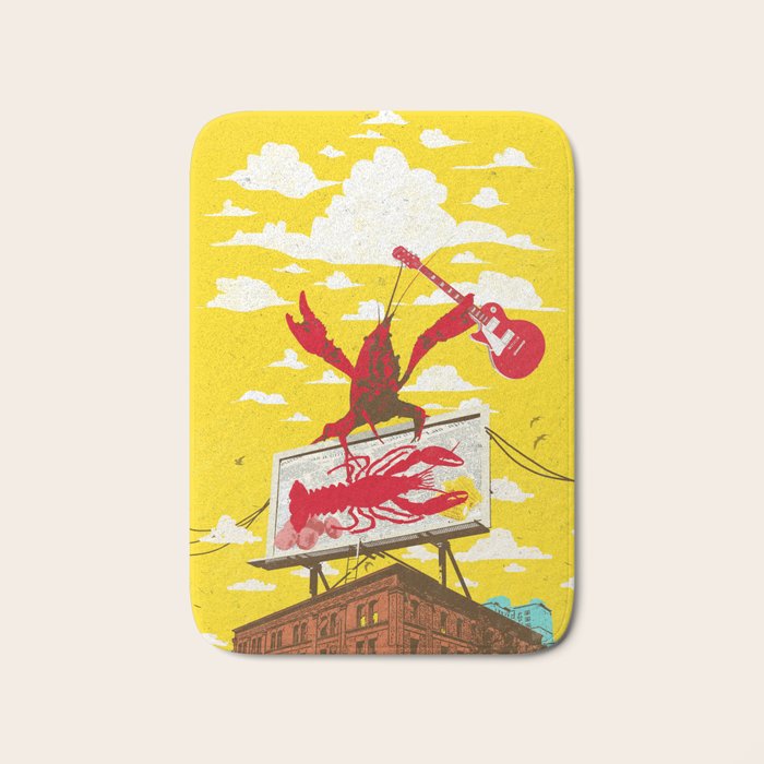 CRAWFISH BOIL II Bath Mat Gallery Image 1