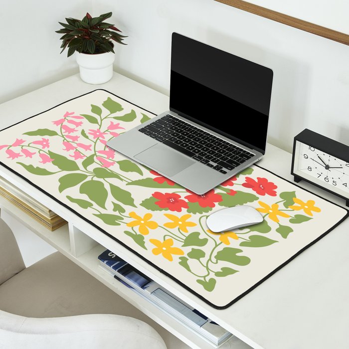 Flower Market 07: Barcelona Desk Mat Gallery Image 2