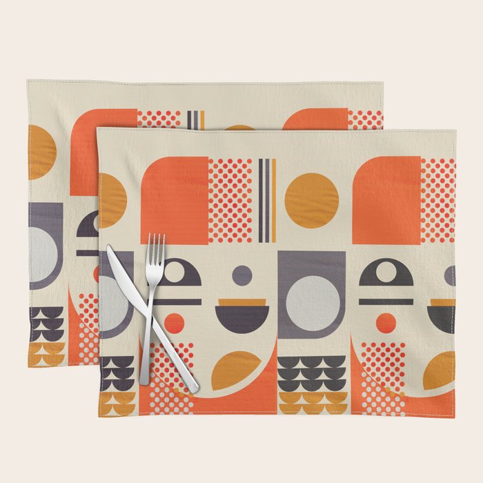 Mid-century no1 Placemat Gallery Image 1