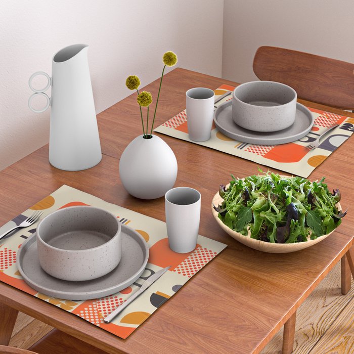 Mid-century no1 Placemat Gallery Image 2