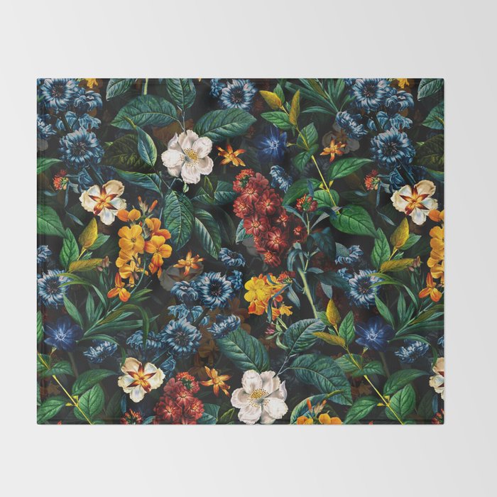 Mysterious Garden II Throw Blanket Gallery Image 2