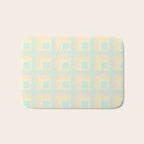 70s mod pale pastels Bath Mat Gallery Image 1