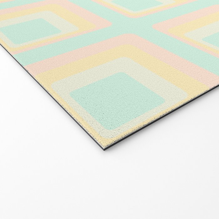 70s mod pale pastels Welcome Mat Gallery Image 2