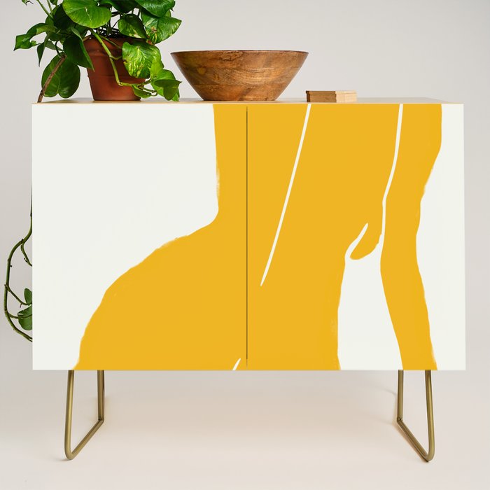 Nude in yellow Credenza Gallery Image 1