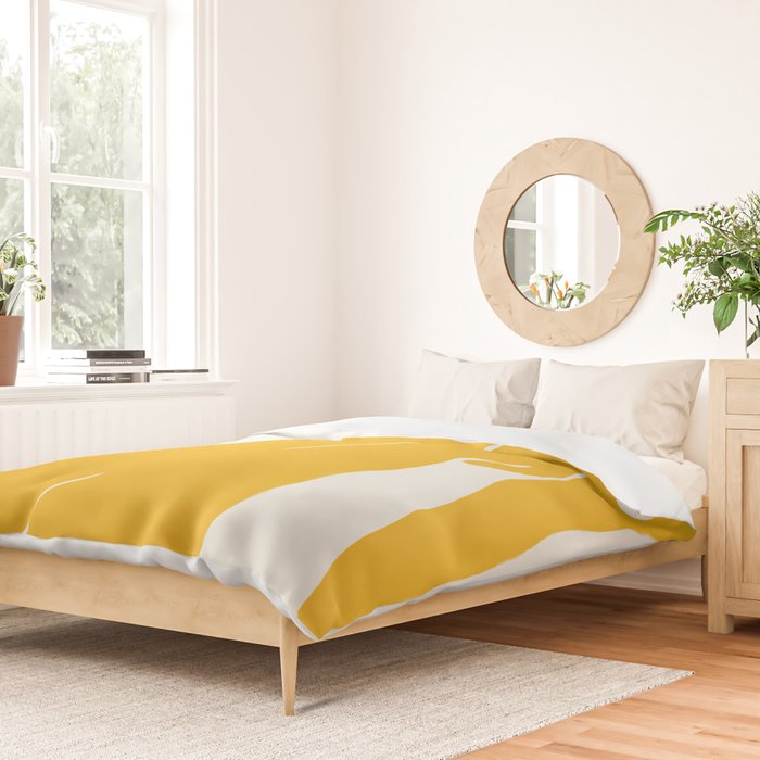 Nude in yellow Duvet Cover Gallery Image 2