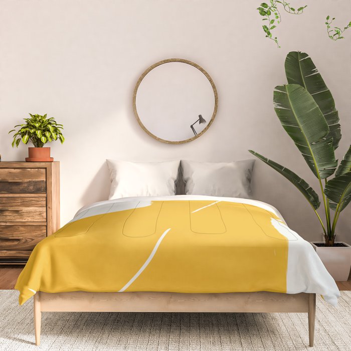 Nude in yellow Comforter Gallery Image 3