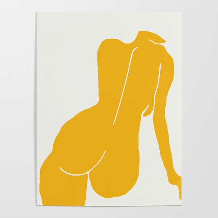 Nude in yellow Poster Gallery Image 4