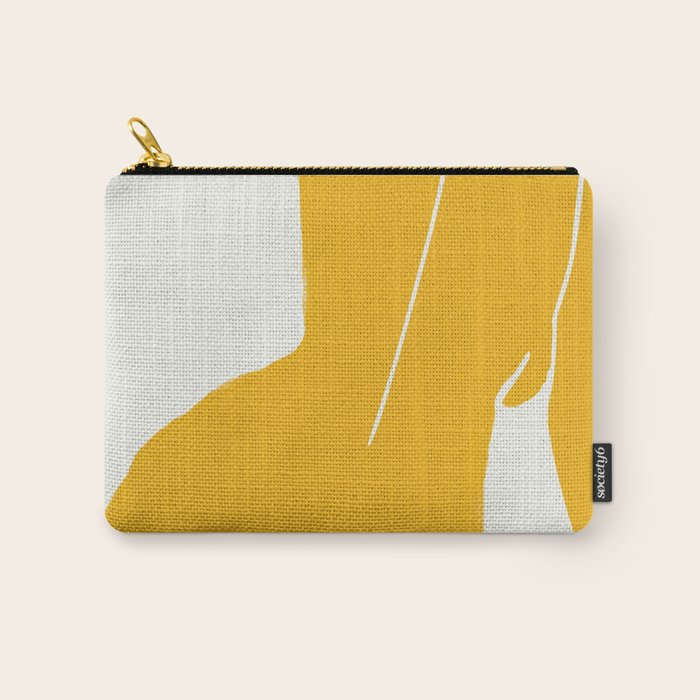 Nude in yellow Carry All Pouch Gallery Image 1