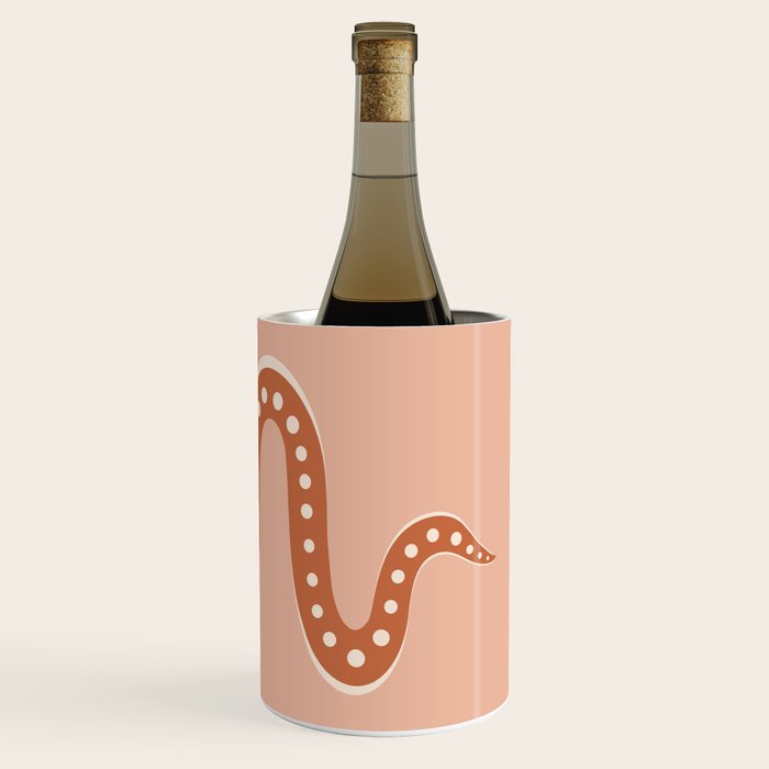 Minimal Snake - Coral & Pink Wine Chiller Gallery Image 3